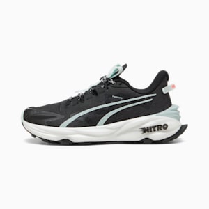 Tenis de running Mujer Fast-Trac NITRO 3, PUMA Black-Glowing Red-Peaceful Blue, extralarge