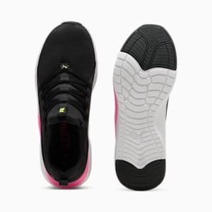 SOFTRIDE Sophia 2 Emboss Women's Running Shoes, PUMA Black-Poison Pink-Electric Lime, extralarge