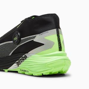 SEASONS Voyage NITRO™ 3 Disc Trail Running Men's Shoes, PUMA Black-Puma Silver-Fizzy Apple, extralarge