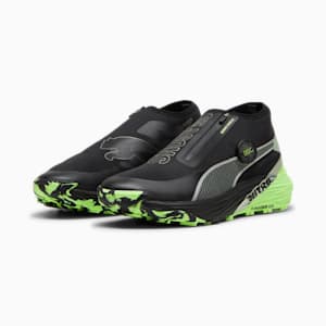 SEASONS Voyage NITRO™ 3 Disc Trail Running Men's Shoes, PUMA Black-Puma Silver-Fizzy Apple, extralarge