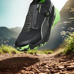 Chaussures de course en sentier SEASONS Voyage NITRO™ 3 Disc Homme, PUMA Black-Puma Silver-Fizzy Apple, extralarge