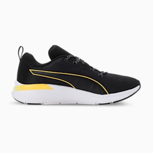 SOFTRIDE Pro Echo one8 Unisex Running Shoes, PUMA Black-Yellow Blaze, extralarge-IND