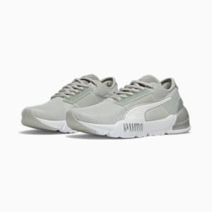 Cell Phase Femme Women's Running Shoes, Ash Gray-PUMA White-PUMA Silver, extralarge