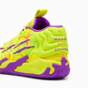 Chaussures de basketball PUMA x LAMELO BALL MB.03 Toxic, hommes, Safety Yellow-Purple Glimmer, extralarge