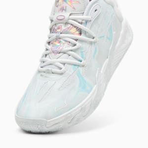 PUMA x LAMELO BALL MB.03 Iridescent Basketball Shoes, PUMA White-Dewdrop, extralarge