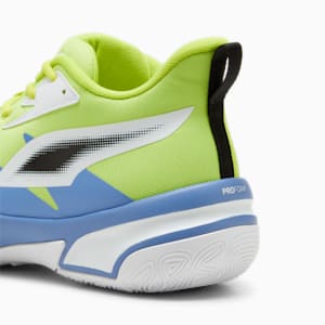 Genetics Unisex Basketball Shoes, Electric Lime-Blue Skies, extralarge-IND