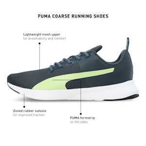 Coarse Men's Running Shoes, Dark Night-Lily Pad, extralarge-IND