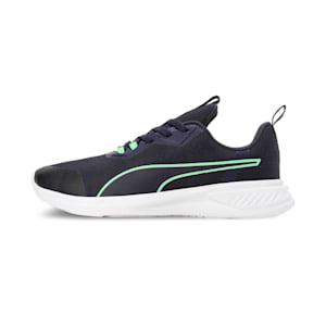 Puma Foam Stride Men's Running Shoes, PUMA Navy-Fizzy Lime-PUMA White, extralarge-IND