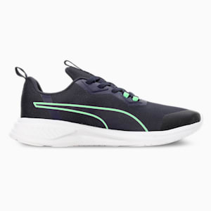 PUMA Foam Stride Men's Running Shoes, PUMA Navy-Fizzy Lime-PUMA White, extralarge-IND