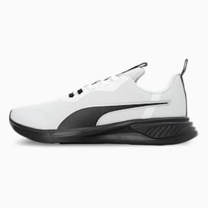 Puma Foam Stride Men's Running Shoes, Feather Gray-PUMA Black-PUMA Silver, extralarge-IND