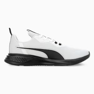 PUMA Foam Stride Men's Running Shoes, Feather Gray-PUMA Black-PUMA Silver, extralarge-IND