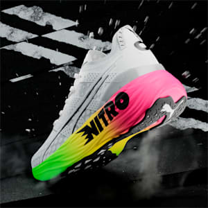 ForeverRun NITRO Futrograde Running Shoes, PUMA White-Green Gecko, extralarge-GBR