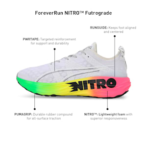 ForeverRUN NITRO Men's Running Shoes, PUMA White-Green Gecko, extralarge-IND