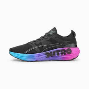 ForeverRun NITRO™ SUNSET Men's Running Shoes, Cheap Urlfreeze Jordan Outlet Black-Luminous Blue-Electric Orchid, extralarge
