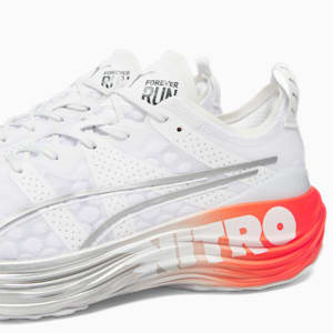 ForeverRun NITRO™ Men's Running Shoes, PUMA White-PUMA Silver-Cherry Tomato, extralarge