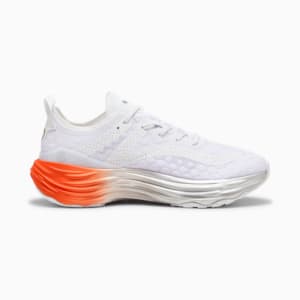 ForeverRun NITRO Men's Running Shoes, PUMA White-PUMA Silver-Cherry Tomato, extralarge-IND