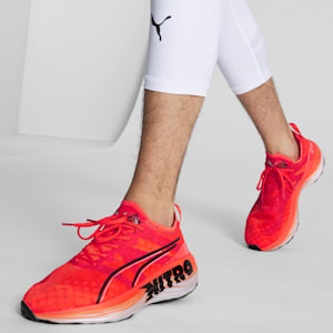 Tenis para correr ForeverRun NITRO para hombre, Cherry Tomato-PUMA Black, extralarge