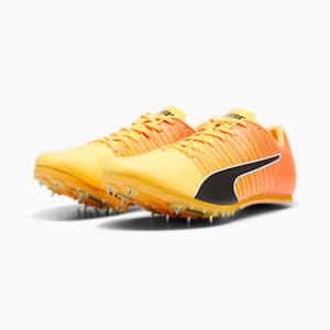 evoSPEED FUTURE JUMP 6 Track & Field Unisex Shoes, Sun Stream-Sunset Glow-Puma Black, extralarge