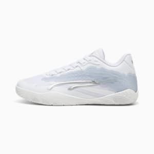 STEWIE x TEAM Stewie 3 Women's Basketball Shoes, PUMA White-PUMA Silver, extralarge