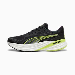 Tenis de running para hombre Magnify NITRO™ 2 , PUMA Black-Lime Pow, extralarge