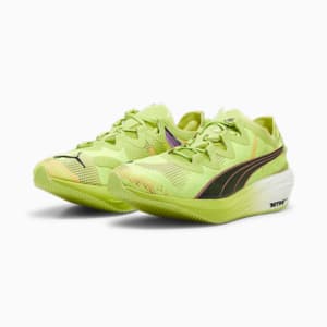 メンズ FAST-FWD ニトロ エリート EKIDEN RUSH ランニングシューズ, Lime Pow-PUMA Black-Poison Pink, extralarge-JPN