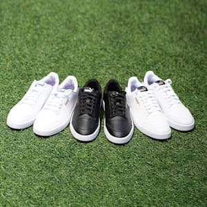 ユニセックス プーマ シャッフルパーフ スニーカー, Puma Black-Puma Team Gold-Puma White, extralarge-JPN