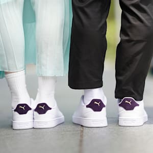 ユニセックス プーマ シャッフルパーフ スニーカー, Puma White-Sweet Grape-Puma Team Gold, extralarge-JPN