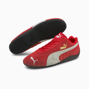 Speedcat LS Men's Driving Shoes, High Risk Red-Puma White