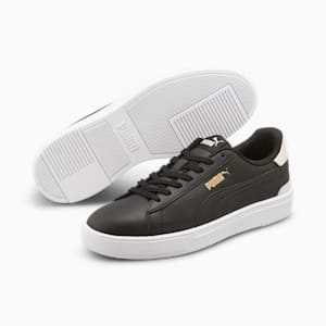 PUMA Serve Pro Men's Sneakers, Puma Black-Puma Black-Puma White-Puma Team Gold, extralarge