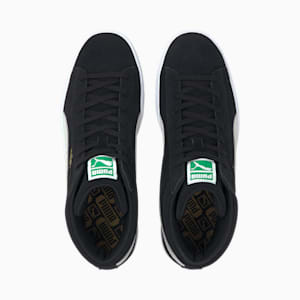 Tenis Suede Mid XXI Hombre, Puma Black-Puma White-Amazon Green, extralarge