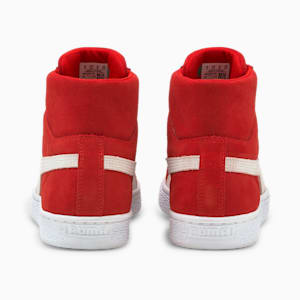 Puma red clearance and white boots