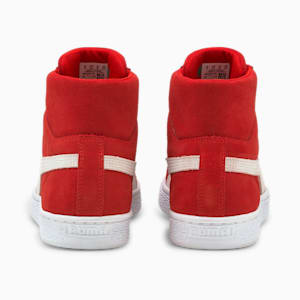 Tenis Suede Mid XXI Hombre, High Risk Red-Puma White, extralarge