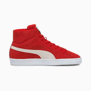 Suede Mid XXI Sneakers, High Risk Red-Puma White, extralarge