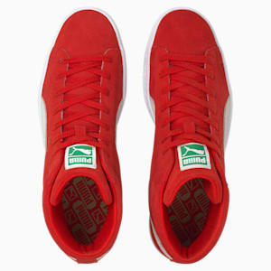 Suede Mid XXI Sneakers, High Risk Red-Puma White