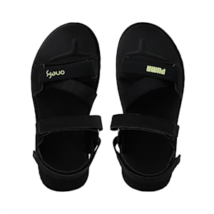 one8 Virat Kohli Strider V2 Men's Sandals, Puma Black-Sharp Green