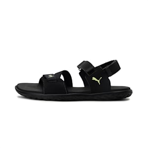 one8 Virat Kohli Strider V2 Men's Sandals, Puma Black-Sharp Green