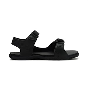 Street Walk Men's Sandals, Puma Black-Silver, extralarge-IND