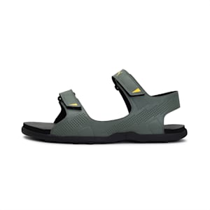 Street Walk Men's Sandals, Thyme-Spectra Yellow, extralarge-IND