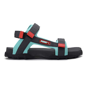 Trickster Youth Sandal, Dark Shadow-Paprika-ARUBA BLUE