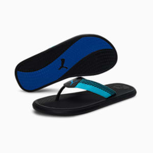 Ricordo Men's Slippers, PUMA Black-Spring Blue