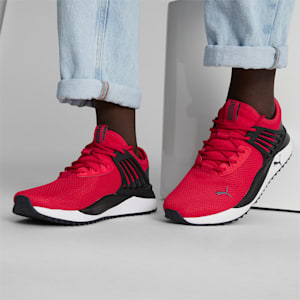 Tenis Pacer Future para hombre, High Risk Red-Puma Black-Ebony, extralarge