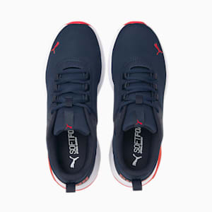 Electron E Men's Sneakers, Peacoat-High Risk Red