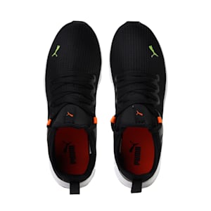 Flex Fire V1 Men's Shoes, Puma Black-Limepunch-Vibrant Orange