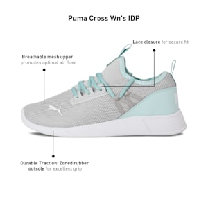 PUMA Cross Women's Sneakers, Gray Violet-Eggshell Blue-Puma White, extralarge-IND
