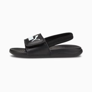キッズ ポップキャット 20 バックストラップ サンダル 17-21cm, Puma Black-Puma White, extralarge-JPN