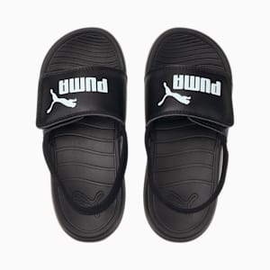 キッズ ポップキャット 20 バックストラップ AC サンダル 17-21cm, Puma Black-Puma White, extralarge-JPN