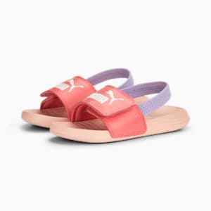 Popcat 20 Backstrap Kids' Sandals, Loveable-Vivid Violet-Rose Dust