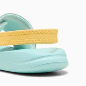 キッズ ポップキャット 20 バックストラップ サンダル 17-21cm, Peaceful Blue-PUMA White-Safe Lake-Sunny Yellow, extralarge-JPN