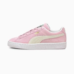 Chaussures Suede Classic XXI Jeune, Pink Lady-Puma White