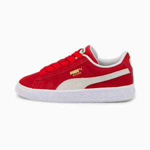 Suede Classic XXI Kids' Trainers, High Risk Red-Puma White